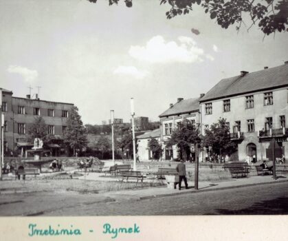 Dawny rynek w Trzebini