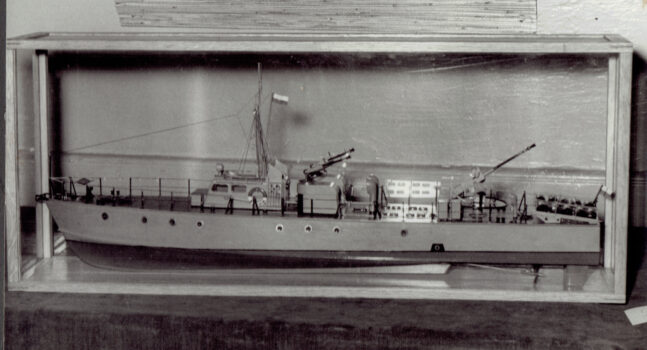 Model statku.